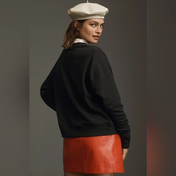 Phthalo Ruth ‘Bonne Année’ Varsity Crew Pullover - Picture 5 of 6